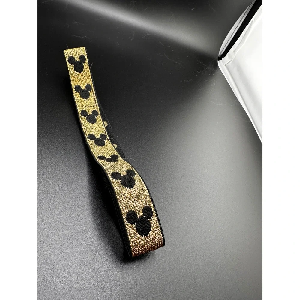 Erin Condren Standard size planner Disney band Black and Gold Mickey Heads